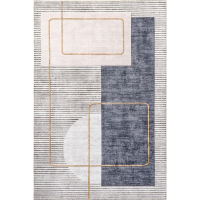 Nuloom Maja Modern Abstract Pet Friendly Machine Washable Area Rug