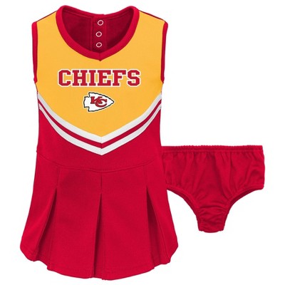 baby chiefs cheerleader outfit
