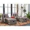 Pramla Sette With Ottoman - Indoor/Outdoor - PAT7515 - Safavieh - 2 of 4