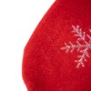 Northlight 20" Red Velveteen Sequined Christmas Tree Stocking with Green Cuff - 4 of 4