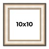 PosterPalooza | Square Contemporary Silver Picture Frame - UV Acrylic, Foam Board Backing, Hanging Hardware - 2 of 4
