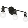 Livex Lighting Lansdale 3 - Light Vanity in  Black/Brushed Nickel - 2 of 4
