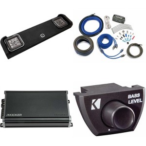 Kicker L7102T Custom Dual 10" Subwoofer Enclosure Bundle Compatible with Select RAM 1500 2500 3500 Quad - Crew Cab - 1 of 4