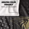 Lindenwood University Logo Dots Silky Touch Blanket White 50x60 - 4 of 4