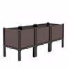 Grungis Raised Planters for Outdoor Plants,Polypropylene Planter Boxes with Drain Outlet for Vegetables,Flowers,Herbs - 2 of 4