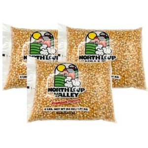 Popcorn County USA 4 lb Yellow Un-Popped Popcorn Kernals - Pack of 3 - 1 of 4