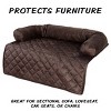 Pet Adobe Furniture Protector Pet Cover With Bolster - 30" x 30.5", Brown - 3 of 4