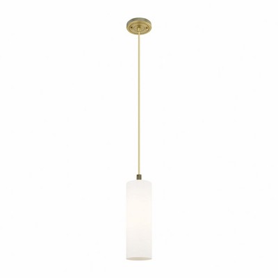 Crown Point - 1 Light Cord Pendant In Industrial Style-13.25 Inches Tall and 3.88 Inches Wide