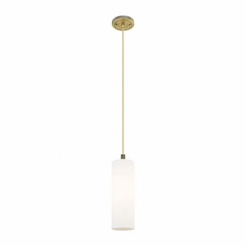 Innovations Lighting Crown Point 1 - Light Pendant in  Brushed Brass - image 1 of 1