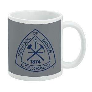 Mines Secondary Logo Ceramic Coffee Mug Novelty Gift Mugs for Coffee Tea and Hot Drinks 11oz White - 1 of 4