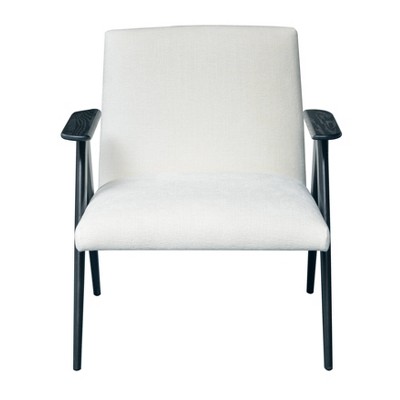 Chico Chenille Accent Chair White/Black - Safavieh