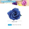 Unique Bargains Fabric Rose Boho Hair Clips Fabric Flower Brooch Pins for Wedding Party Dance 1 Pc - 2 of 4