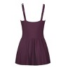 Women's V-Neck Tie-Front Swim Dress - Cupshe - 2 of 4