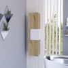 SEVOBAL Bathroom Storage Cabinets Cabinet with 3-Tier Storage Organizer, Single Door Design for Bathroom, Multicolored, 42.9"*17.3"*3.9" - 4 of 4