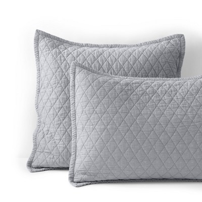 Lands' End Solid Diamond Double Voile Pillow Sham