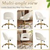 Karl Home | 23 inch Task Chair Office Desk Chair Make Up Chair With Wheels - 2 of 4