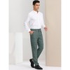 Lars Amadeus Men's Plaid Regular Fit Formal Business Dress Pants - 4 of 4