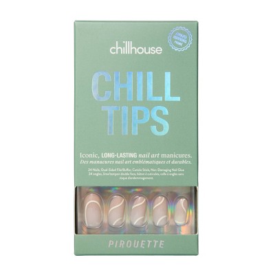 Chillhouse Chill Tips Press-On Fake Nails - Pirouette - 24ct
