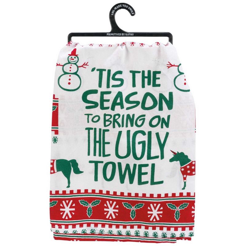 28.0 Inch Ugly Christmas Towels Set/2 Kitchen Kitchen Towel, 2 of 4