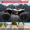 24V 2Seats Ride on UTV with Remote Control, 17" Extra Large EVA Wheels & 20.5“ Wide Seat 4WD Electric Vehicle - 4 of 4