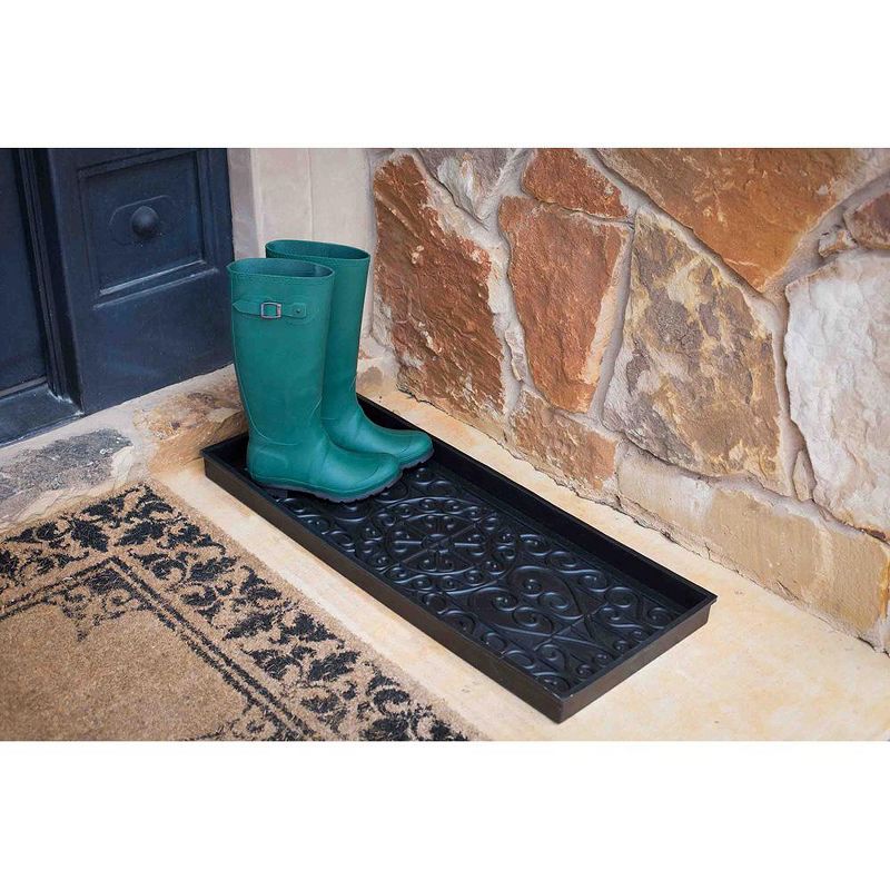 BirdRock Home 34''LX14''W Decorative Rubber Boot Tray, 4 of 8