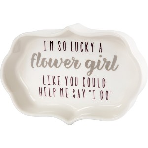 Pavilion Gift Company - Flower Girl - 4" Trinket Dish - Decorative Trays and Platters - 1 of 4