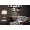Cal Lighting Nivala150W 3 Way Art Glass Table lamp with Fabric Taper Drum Shade. Priced and Sold a Pairs. - 4 of 4