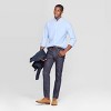 Men's Slim Fit Stretch Oxford Long Sleeve Button-Down Shirt - Goodfellow & Co™ - image 3 of 3