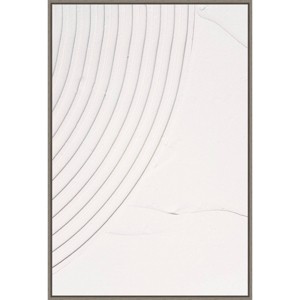 Mud Texture III by 1x Studio Framed Canvas Wall Art Print - Amanti Art: Modern Lithograph, Vertical Layout, Polystyrene Frame - 1 of 4