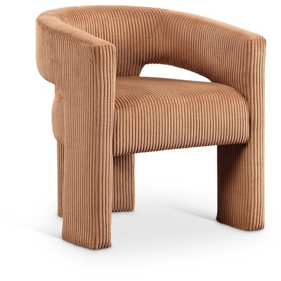 Meridian Furniture,Riz Corduroy Fabric Accent/Dining Chair
