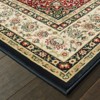 Oriental Weavers Kashan 119U1 Navy/ Ivory Indoor Area Rug - 2'3" x 7'6" - 2 of 2
