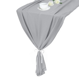 Unique Bargains Romantic Light Elegant Table Runner for Wedding Party Decoration 1 Pc - 1 of 4