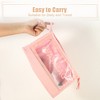 Unique Bargains Clear Letter Makeup Bags 1 Pc - 2 of 4