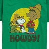 Boys' - Peanuts - Franklin And Snoopy Howdy Short Sleeve Graphic T-Shirt - 2 of 4
