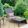 Tangkula 2PCS Patio 6-Position Adjustable Lounge Chair Outdoor Reclining Chair Poolside - 3 of 4