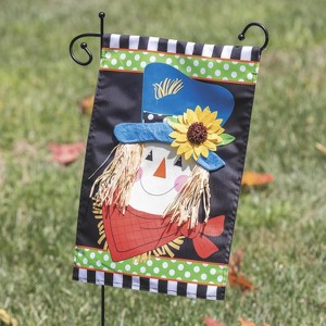 Scarecrow Friend Garden Applique Flag - 1 of 4