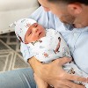 Sweet Jojo Designs Boy Baby Cocoon and Beanie Hat Swaddle Wrap Airplane Red Blue and White 2pc - 3 of 4