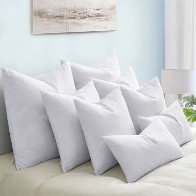 Luxury Set of 6 Throw Pillow Inserts, 18 x 18 18x18 Inch(Pack of 6)