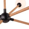 Artcraft Lighting Capilano 6 - Light Chandelier in  Black - 3 of 4