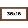 PosterPalooza | Panoramic Museum Black Picture Frame - UV Acrylic, Foam Board Backing, Hanging Hardware - 2 of 4