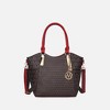 MKF Collection Devorah Stylish Tote Handbag Signature Printed by Mia K - 2 of 4