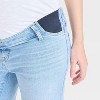 Low-Rise Under The Belly 80's Slim Straight Denim Maternity Pants - Isabel Maternity by Ingrid & Isabel™ - 4 of 4