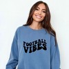 Simply Sage Market Retro Football Vibes Garment Dyed Sweatshirt - 3 of 4