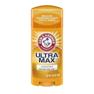 Arm & Hammer - Ultra Max, Antiperspirant & Deodorant, Solid, Unscented, 2.6 Oz - 1 of 4