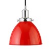 Hudson and Canal 8" Wide Pendant with Metal Shade - 4 of 4