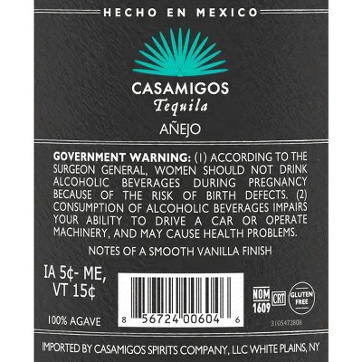 Casamigos Anejo Tequila - 1.75L Bottle