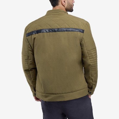 X RAY Men's Quilted Jacket in OLIVE Size S — фото 2