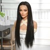 Jessie's Wig 30 Inch Silky Straight 13*3.5 Synthetic Lace Wigs Jet Black 1 Pc/Pack - 3 of 4