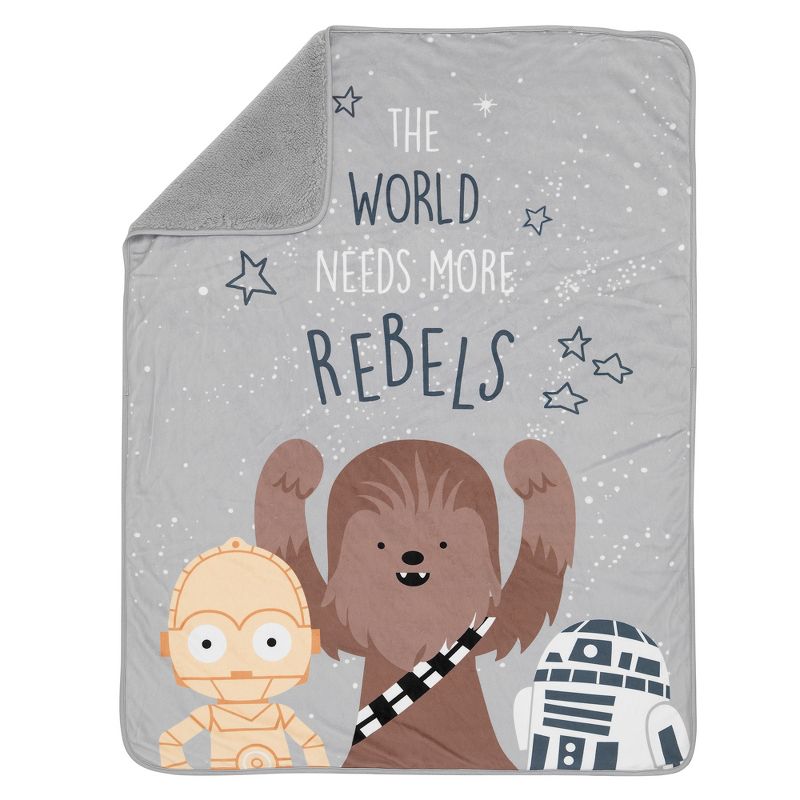 Lambs & Ivy Star Wars Rebels Baby Blanket - Gray, 4 of 7