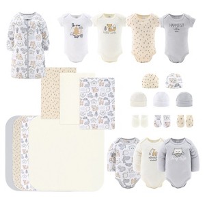 The Peanutshell Sleepy Forest 23-Piece Layette Gift Set in Neutral/Grey, 0-3 months - 1 of 4